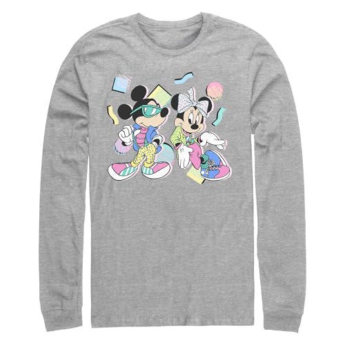 Chemise Mickey Mouse vintage des années 80 pour vos sorties décontractées en style athlétique chiné
