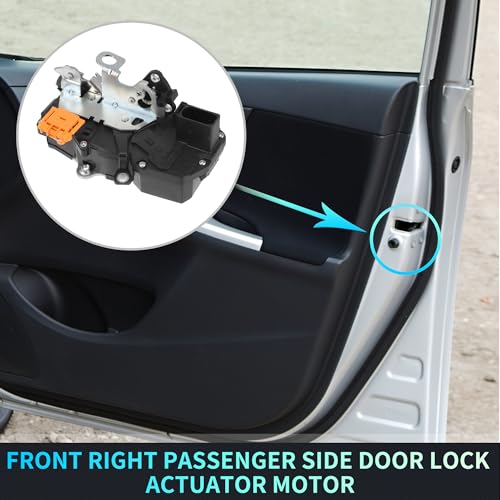 Image of X AUTOHAUX Replacement Front Left Side Power Door Lock Actuator Motor for Saturn Vue 08-10 for Chevrolet Captiva Sport 12-15 Door Latch Actuator Assembly Replace No.22785492 Black