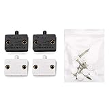 4pcs Cabinet Lamp Switch Wardrobe Touch Switches Drawers Open on Close Door ... (No Cable)
