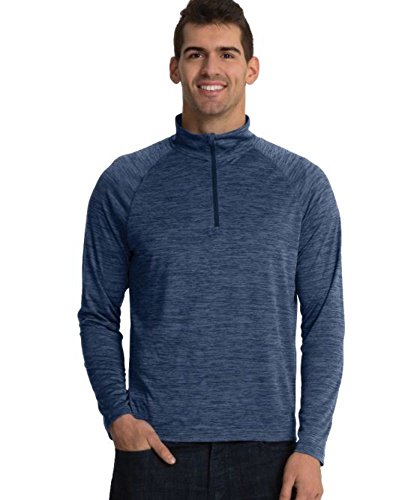 Charles River Apparel Men's Space Dye Moisture Wicking Performance Pullover