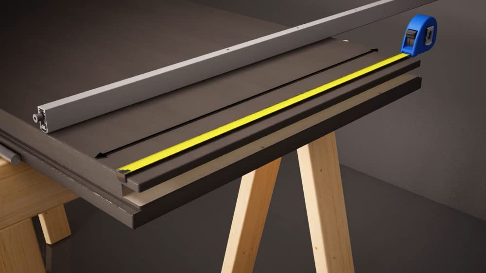 Seuil de boudin auto-nivelant Joint automatique à guillotine pour porte 830 mm