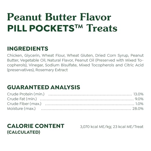 Greenies Pill Pockets Large Size Dog Treats, Peanut Butter, 7.9 oz, 6-Pack - image 6