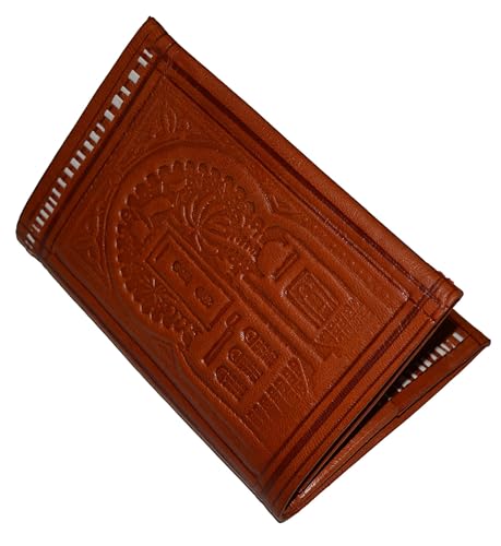 Treasures Of Morocco Handmade Moroccan By-fold Leather Wallet Large Vintage Exquisite Handy2