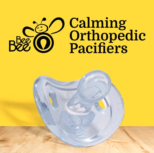 Bee Bee 10 Pacifiers Multiple Colors 6-12 Months Soft Silicone Orthodontic Shaped - Newborn Soothie Pacifier To Promote Natural Sucking For Baby Boys And Girls |Bpa-Free #TOP5