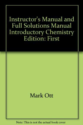 Instructor's Manual and Full Solutions Manual I... 0131002112 Book Cover