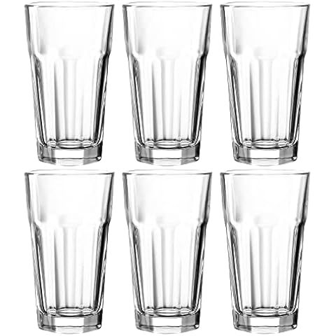 Leonardo Rock Trink-Gläser, 6er Set, spülmaschinenfeste Longdrink-Gläser, Trink-Becher aus Glas Cover
