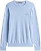 Tommy Hilfiger Men’s Essential Cotton Round Neck Jumper, Blue (Vessel Blue Heather), 3XL #3