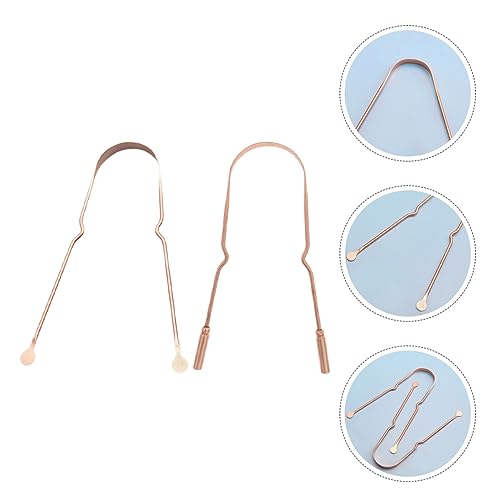 FRCOLOR 2 Pçs Raspador Limpadores Suprimentos De Cuidados Orais Ferramenta De Limpeza De Cuidados Or