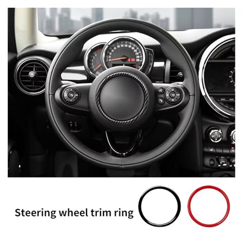 Autocollant logo volant Mini Cooper orange pour masquer les rayures