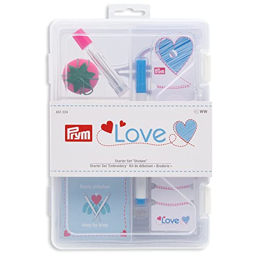 Prym Embroidery Starter Set Sewing Kit, One Size, Multicolor