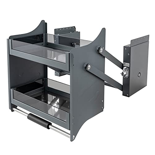 SnamicE Armario de Cocina Multicapa Independiente para Suelo, Estante extraíble para Armario de Pared Superior de Cocina, Organizador de Almacenamiento, Estante extraíble de 2 Niveles para,A