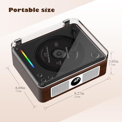 Lecteur CD portable rechargeable pour écouter vos disques sans fil partout