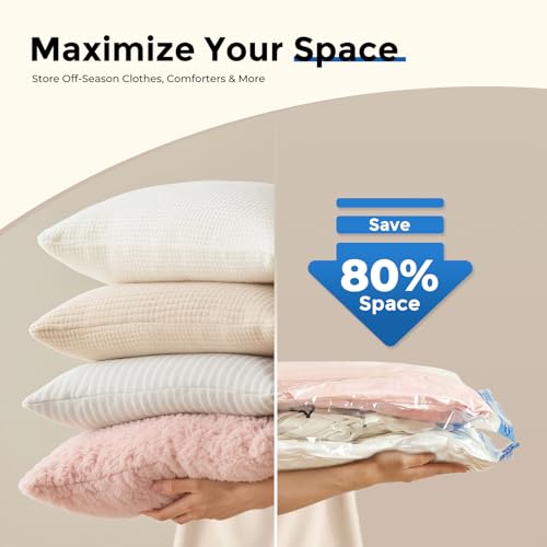 ETENWOLF 12 Combo Vacuum Storage Bags for Travel with Wireless Pump - image 6