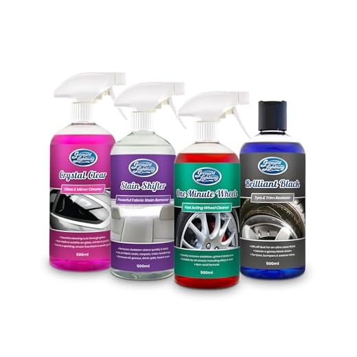 8. Greased Lightning 4 x 500ml Valet Car Cleaning Bundle