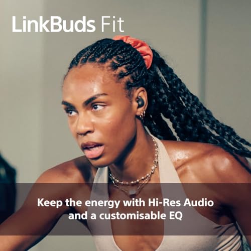 Image of Sony LinkBuds Fit: Truly Wireless Noise Cancelling Bluetooth Earbuds - All Day Comfort, IPX4, Hi-Res Audio, Ambient Sound Mode, 21Hrs Battery, Multipoint, iOS & Android - Violet
