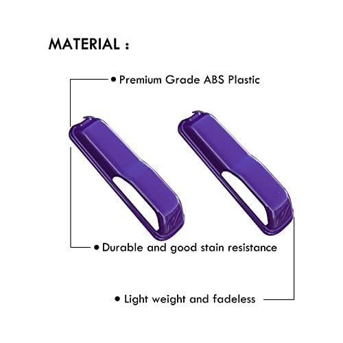 CheroCar JL JT Engine Hood Hinge Cover Decoration Cover Stickers Exterior Accessories for Jeep Wrangler JL 2018-2025, for 2020-2025 Jeep Gladiator JT (Purple-B…)