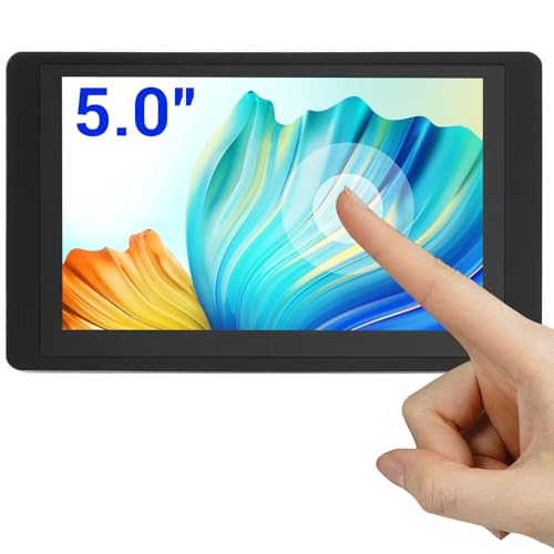 Image of ESP32 Display 800x480, 5 Inch HMI Basic ESP32 RGB TFT LCD Touch Screen with Acrylic Case, 32-Bit LX6 Dual-Core Processor, Up to 240MHz, Compatible with Arduino, LVGL, PlatformIO, MicroPython