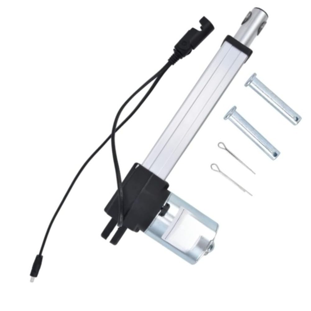 Elektrischer Linearaktuator 29V DC 150mm Hub 4500N Schubkraft aus Metall für Sofa Massagebett TV Tisch Steuerung Automatisierungssysteme Industrie Hebevorrichtungen