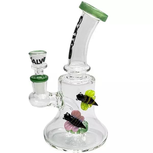 Pipa de Agua | Calvo Glass - Bee Rig Lite Verde 19cm con Percolador