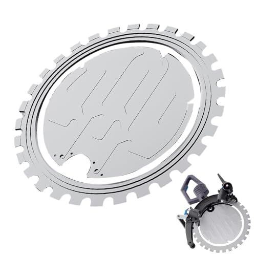 Sega ad anello per calcestruzzo, design leggero da 4500 W, con ruote ausiliarie, profondità massima 31 cm, include lame diamantate per granito, cemento, marmo