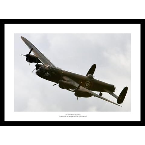 Aviation Lancaster Bomber Framed Photo Cover