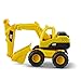 Cat Construction Fleet 10” Excavator Toy – Heavy‑Duty Plastic, Working Boom & Bucket, Free‑Rolling Wheels, Indoor/Outdoor Sandbox Vehicle for Toddlers & Kids Ages 2 +