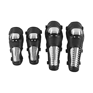 Motorrijden Veiligheidsuitrusting Knieschijf, Motorfiets Kniebeschermers Elleboogbeschermers Beschermende Kleding voor…