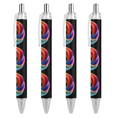Bolígrafo retráctil de color arcoíris de 0,5 mm: adiós a la fatiga al escribir