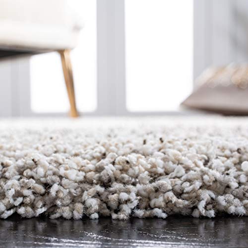 Tapete SAFAVIEH Hudson Shag 6' x 9' Ivory & Grey miniatura 5