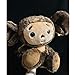 Oujppc Peluche Scimmia dalle Grandi Orecchie Cheburashka, Super Peluche Bambole di Pezza Animali, Decorazione della Stanza, Miglior Regalo per Bambini Natale 50 Cm
