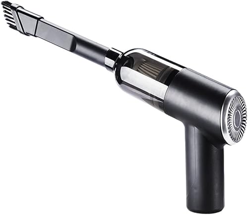 Hand Held Vacuum, Cordless Mini Vacuum Cleaner, Powerful Suction and Multi-Filtration, for Car Home Office Pet Hair (3 Versatile Attachments),Black