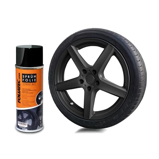 FOLIATEC 2065 Film Spray Protection Jante Noir Mat 400 ml