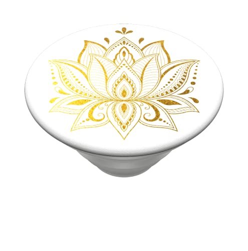 Image of PopSockets Adhesive Phone Grip, Holder, Phone Stand, Gold - Golden Prana