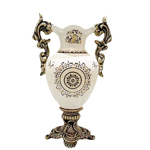 Vase Keramik Hohe Bodenvase Chinesische Wohnkulturblume Vase Für Regal...