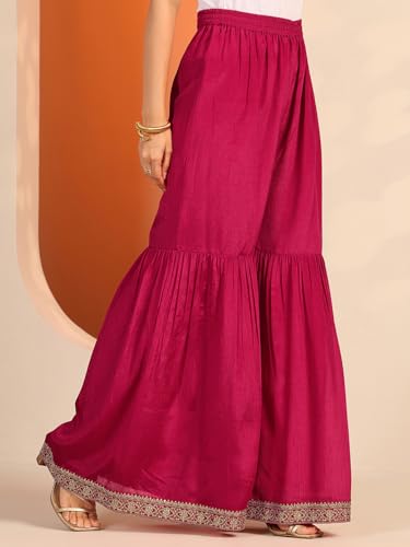 Ensemble kurta brodé en coton mélangé Libas finitions haute qualité - 6