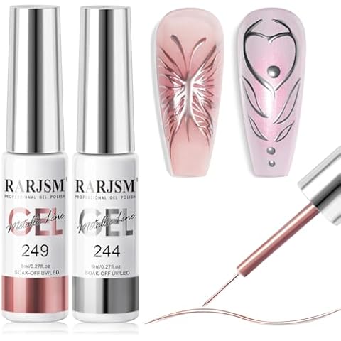 RARJSM Metallic Chrome Gel Liner Cover