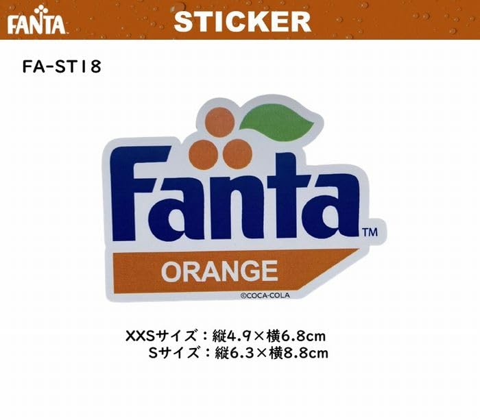 Amazon | ファンタ FANTA ステッカー Sサイズ シール デカール 耐光