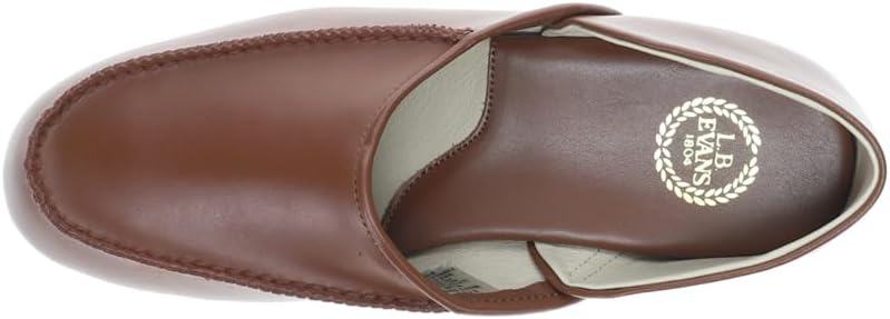 L.B. Evans Mens Chicopee Slip On Casual Slippers Casual - Brown
