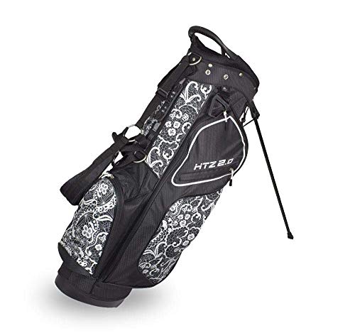 Hot-Z Golf Ladies 2.0 Stand Bag Black/White/Lace