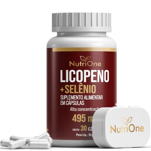 Licopeno 8mg + Selênio 30 Cápsulas - Nutrione