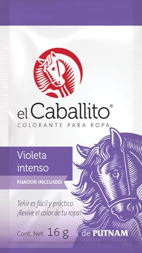 El Mejor Listado de Pastillas para Teñir Ropa al mejor precio. 44 el Caballito, el único Colorante en Polvo para ropa color Violeta intenso ¡Revive y cambia el color de tu prenda favorita! Sobre con 16g
