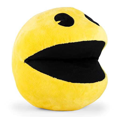 PAC-MAN for Pets 8" Plush Squeak Toy for Dogs | Plush Dog Toy with Squeaky | Squeaker Dog Toys | Officially Licensed Pet Products | Gifts for Gamers and Arcade Lovers