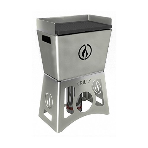 Barbecue a pellet trasportabile Grilly By Linea VZ Acciaio