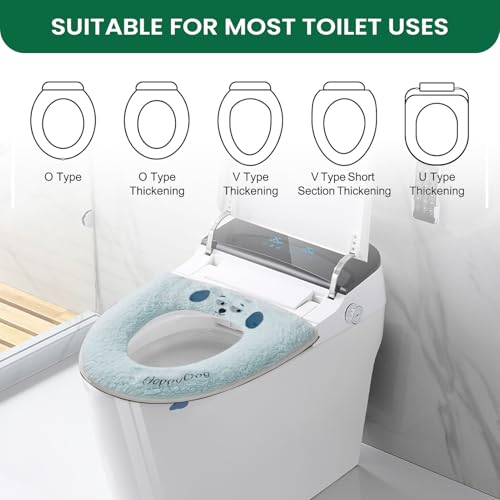 Chauffe-siège de toilette ajustable et doux alimenté par USB