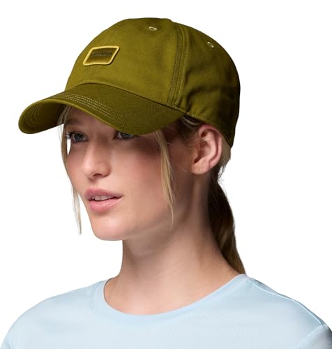 Image of Columbia Unisex Provisions Ball Cap, Lemon Wash /Mountain Landscape