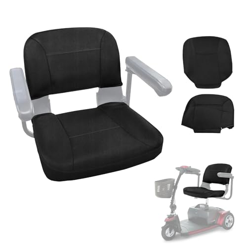 Mobility Scooter Seat Cover Replacement for Go-Go Elite Traveller, Durable Neoprene Fabric, Waterproof, Soft & Breathable, Easy Install