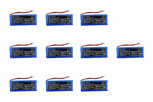 (10 PACK) XSP Battery for DJI Inspire 1 Controller Inspire 2 Controller Phantom 3 Controller Phantom 4 Controller PN 1650120 GL300F GL300C GL300E