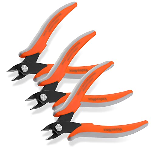ValueMax Flush Wire Cutters, 3 Pack 5 Inch Precision Micro