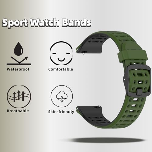 Correa de silicona para reloj COROS Pace 3 deportiva miniatura 3