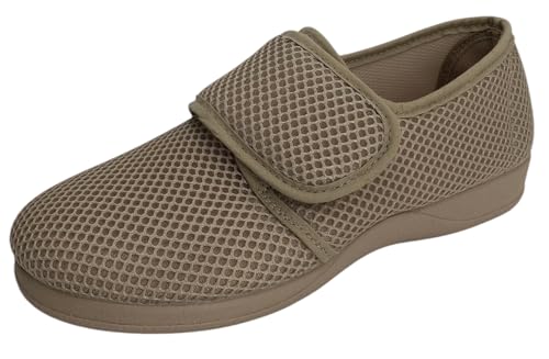 J. Ruiz calzados JR zapatillas de estar por casa mujer verano (Beig, Sistema tallas calzado EU, Adulto, Mujer, Números, mediano, 38)